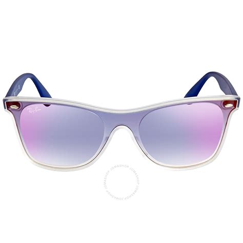 ray ban gradient mirror square sunglasses